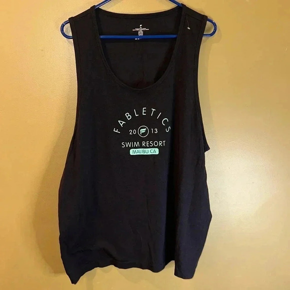 FABLETICS SWIM RESPORT 24/7 MEN’s TANK SLEEVELESS 2XL - Picture 1 of 5